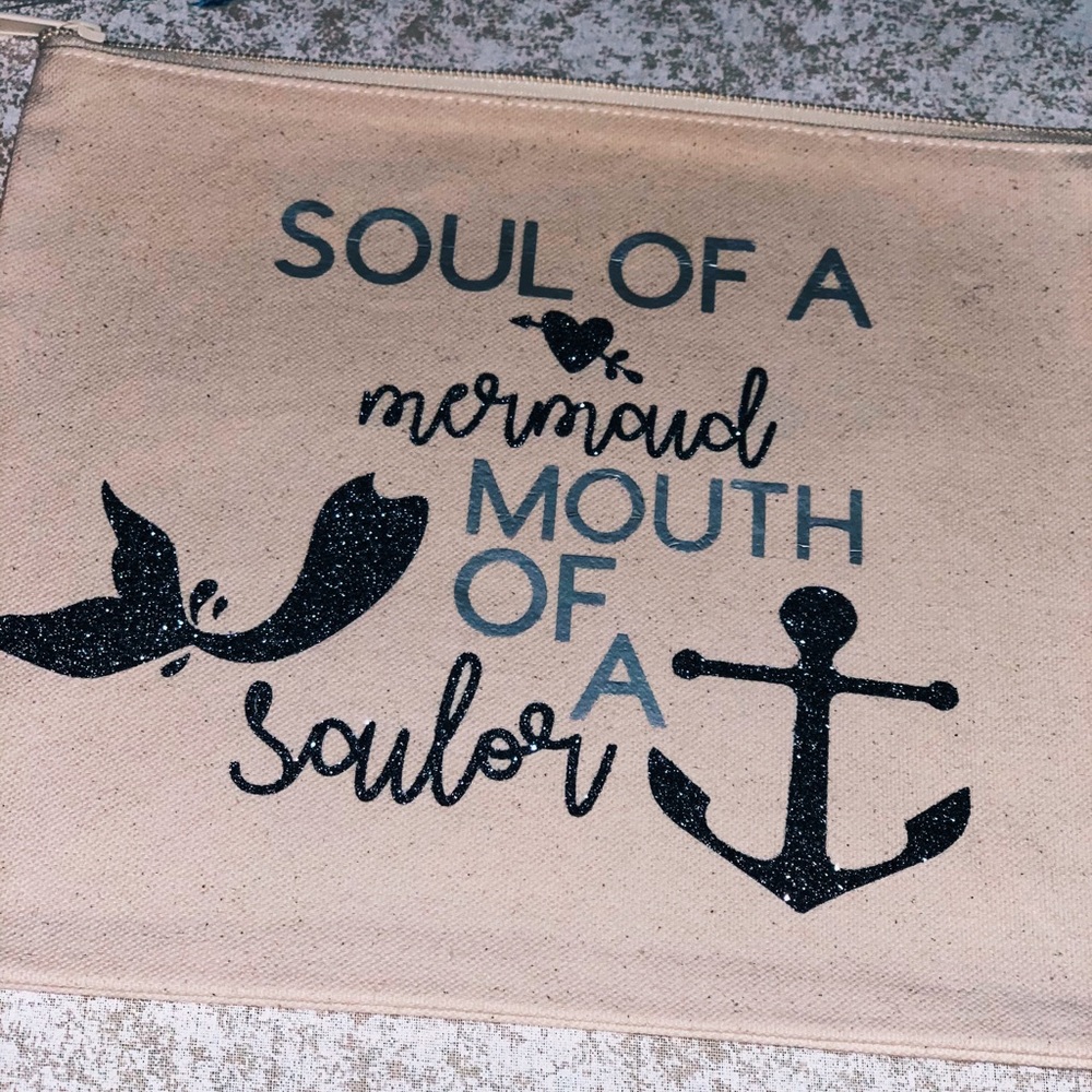 Fun mini canvas bag!